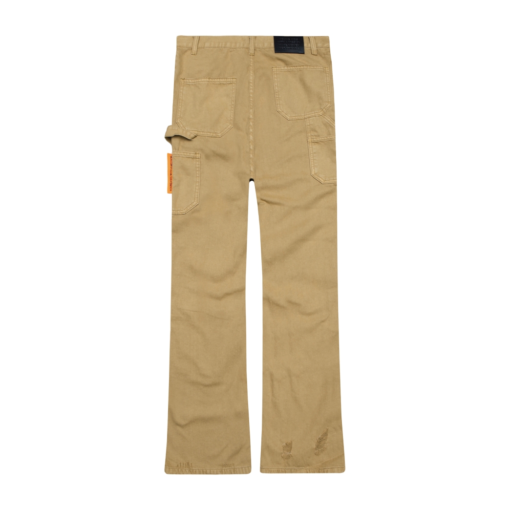 $MAKER x SWE CARGO FLARE PANTS IN BROWN