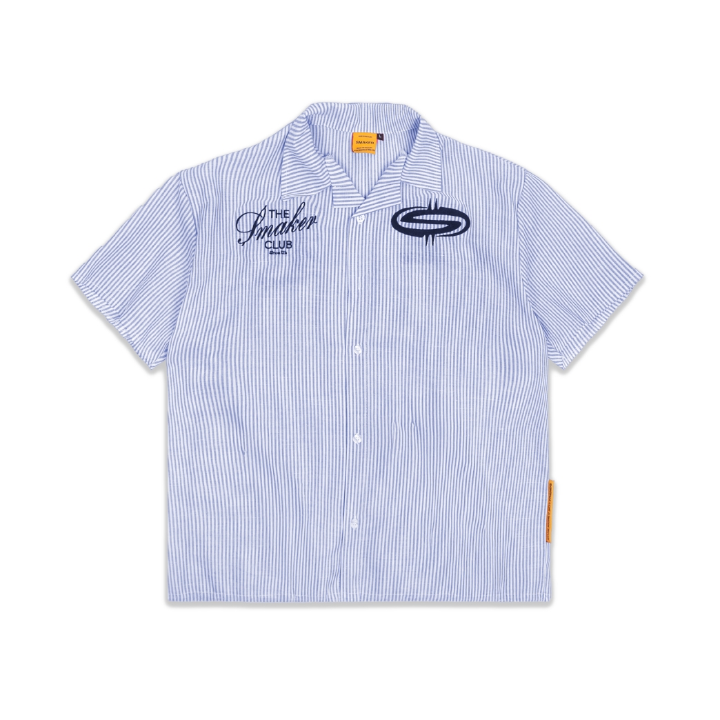 IN SHAWTY WE DONT STRIPE SHIRT IN BLUE