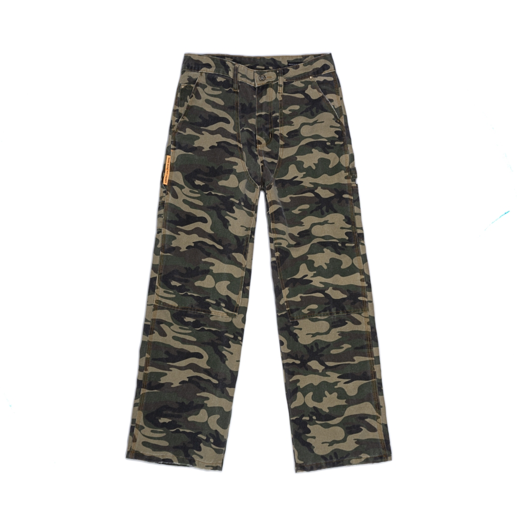 CAMO DOUBLE KNEES PANTS