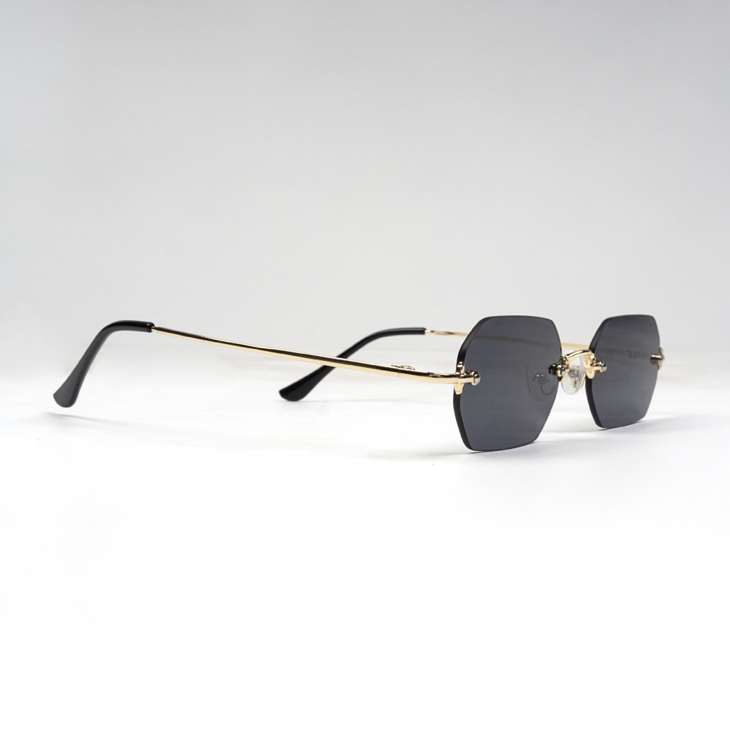 ELLIPSE SUNGLASSES IN BLACK