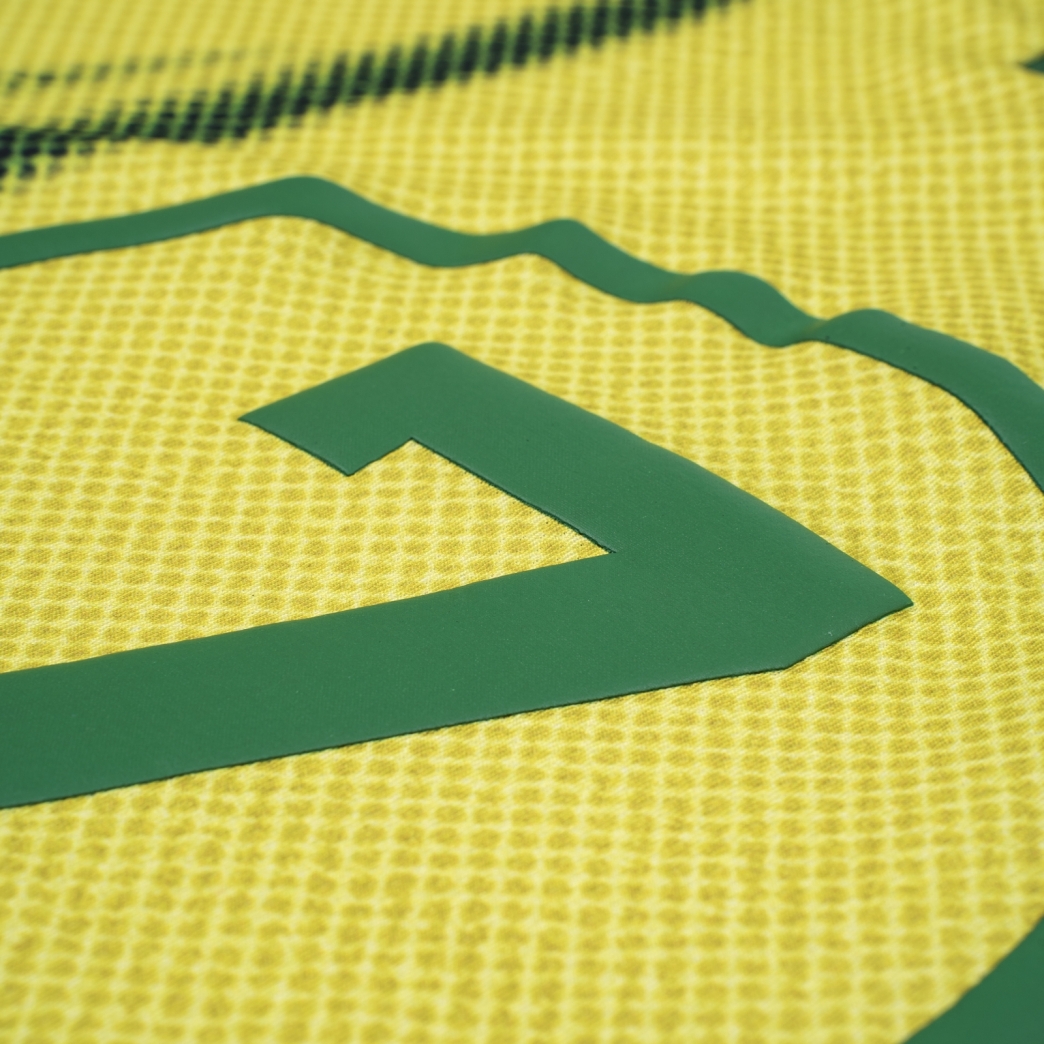 FLAME FOOTBALL JERSEY IN YELLOW