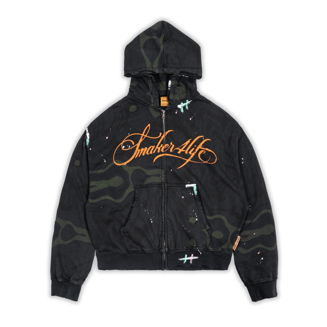 $4L HOODIE IN CAMO
