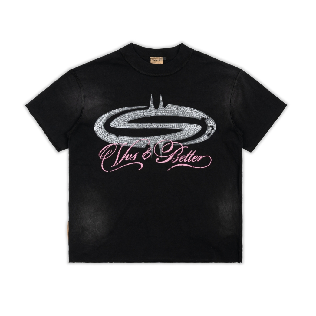 VVS & BETTER TEE IN BLACK 