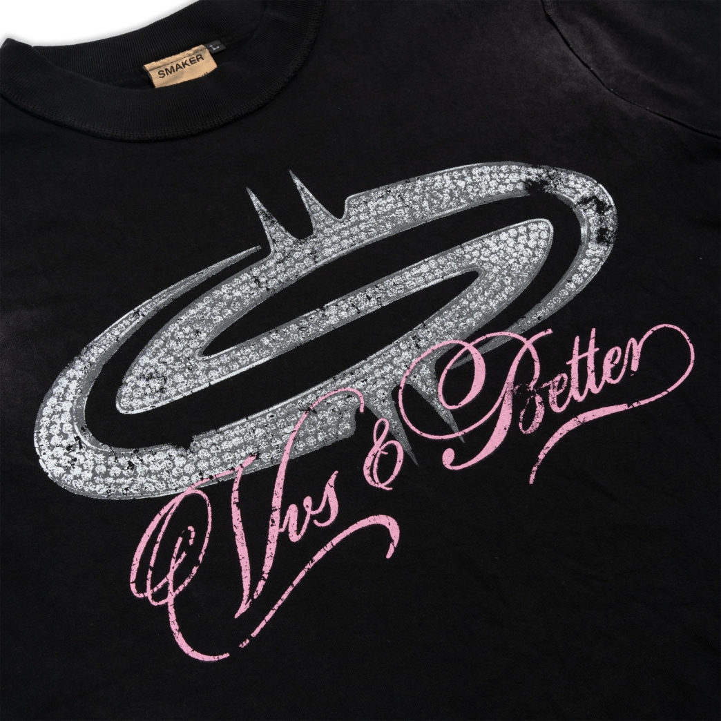 VVS & BETTER TEE IN BLACK 