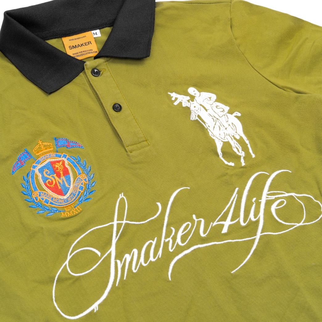 $4L POLO IN OLIVE