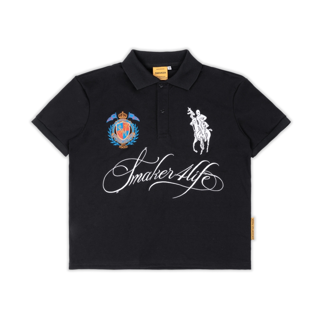 $4L POLO IN BLACK