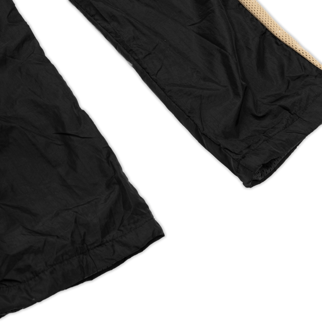 LEAF CAMO TRACK PANTS IN BLACK