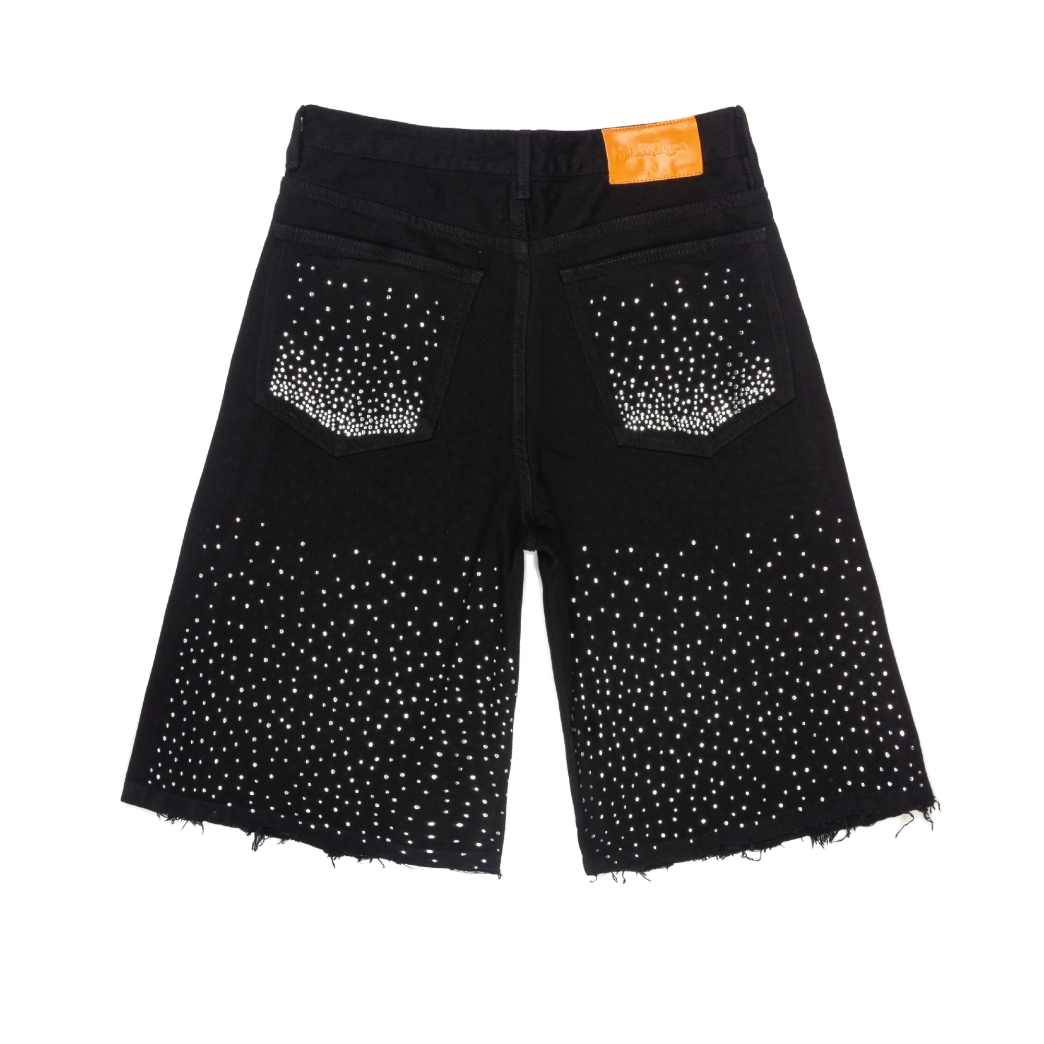 DIAMOND BAGGY SHORT IN WASHED BLACK