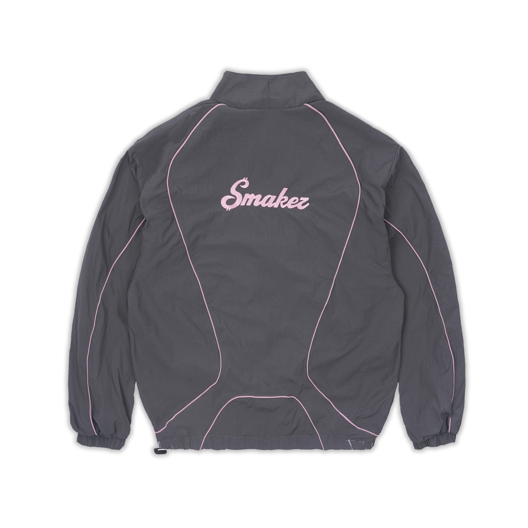 $MAKER NYLON TRACKSUIT JACKET IN GREY