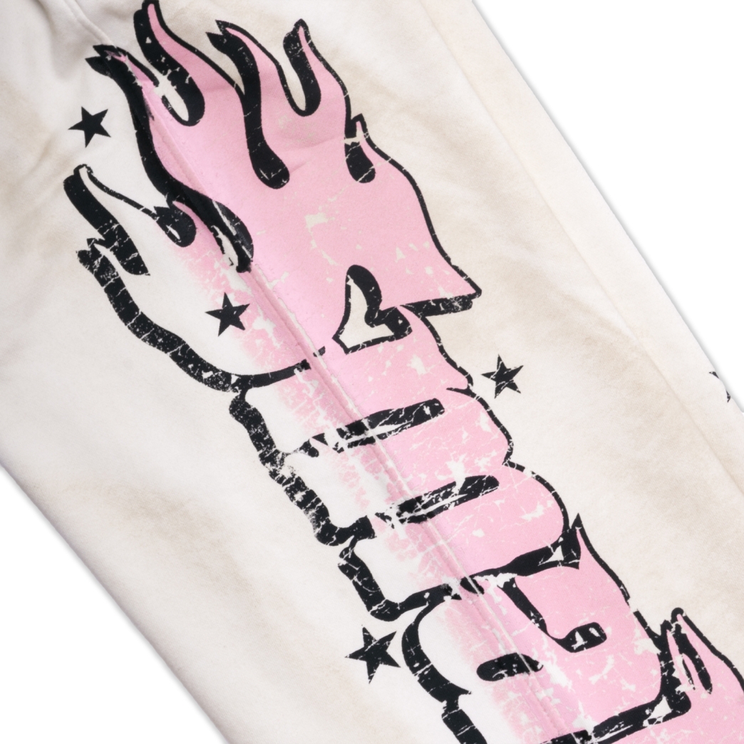 WORLDWIDE WASHED PANTS IN CREAM