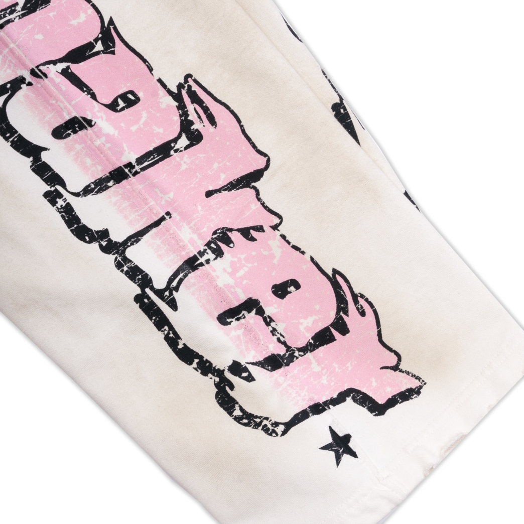 WORLDWIDE WASHED PANTS IN CREAM