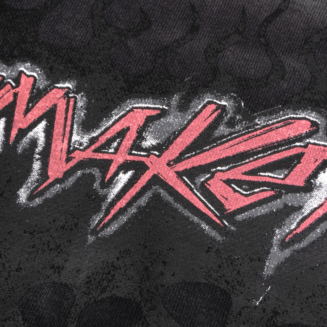 VINTAGE $MAKER WASHED HOODIE IN GREY