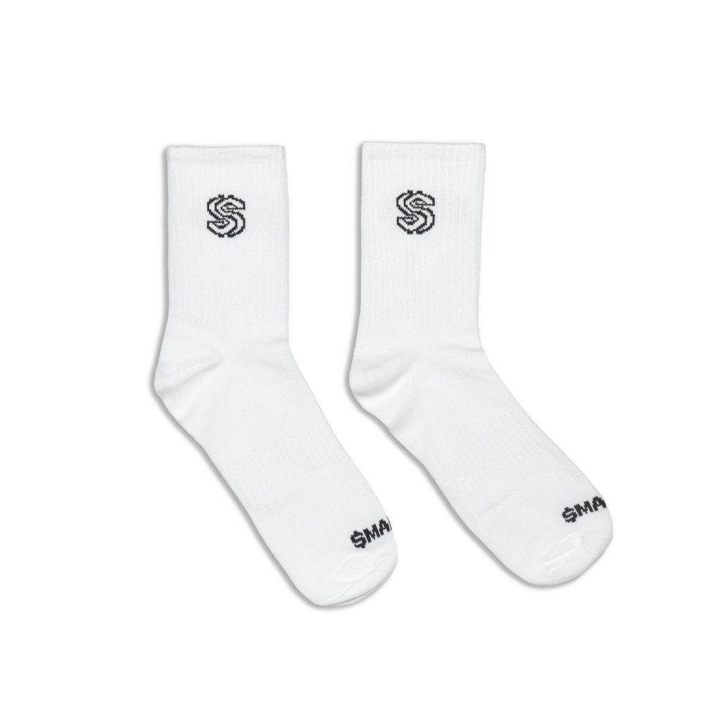 LOGO SOCKS IN WHITE VER.2 (3 ĐÔI)