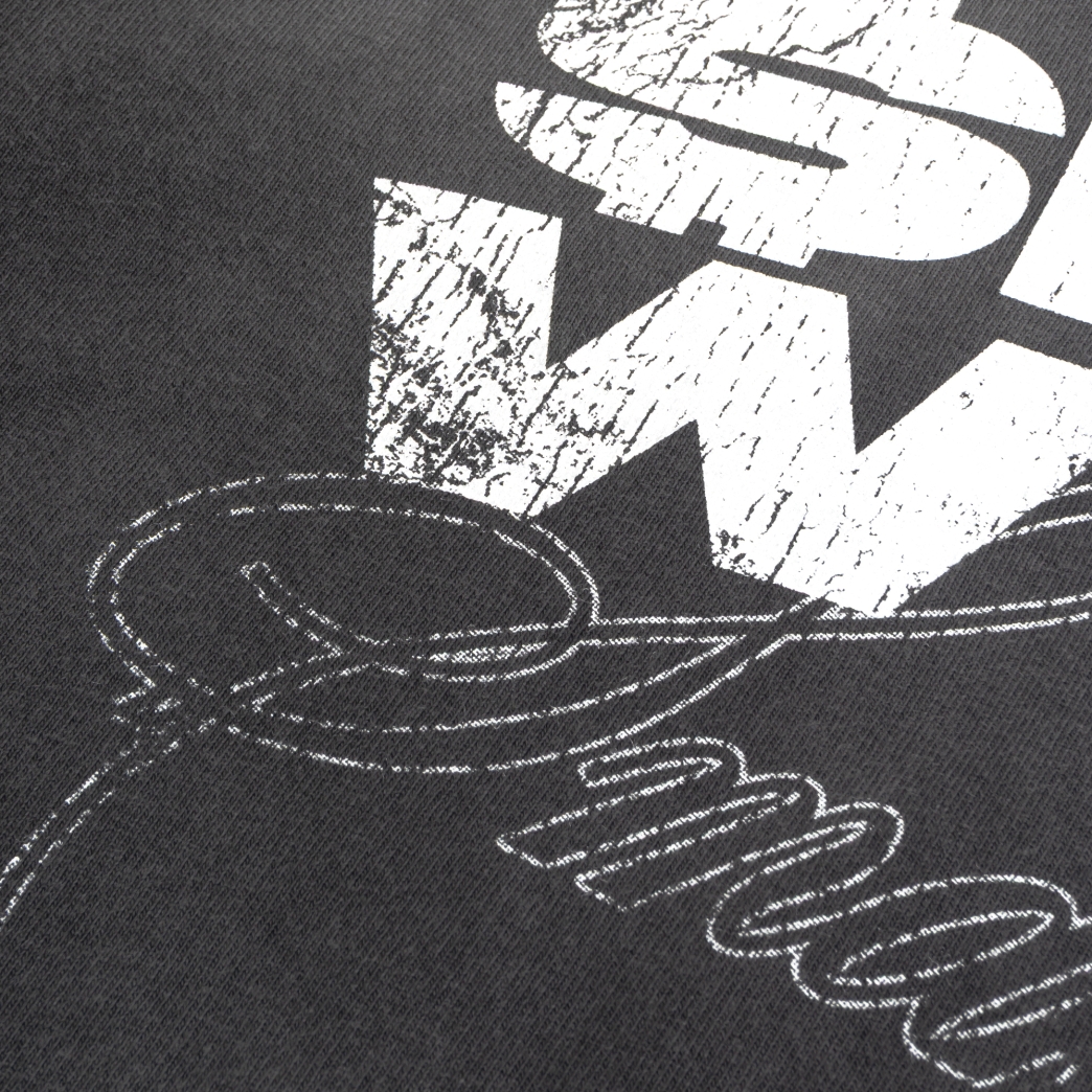 SINNER WORLD WASHED TEE IN GREY