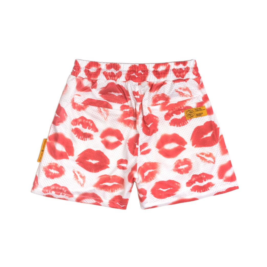 THE KI$$ MESH SHORT IN WHITE