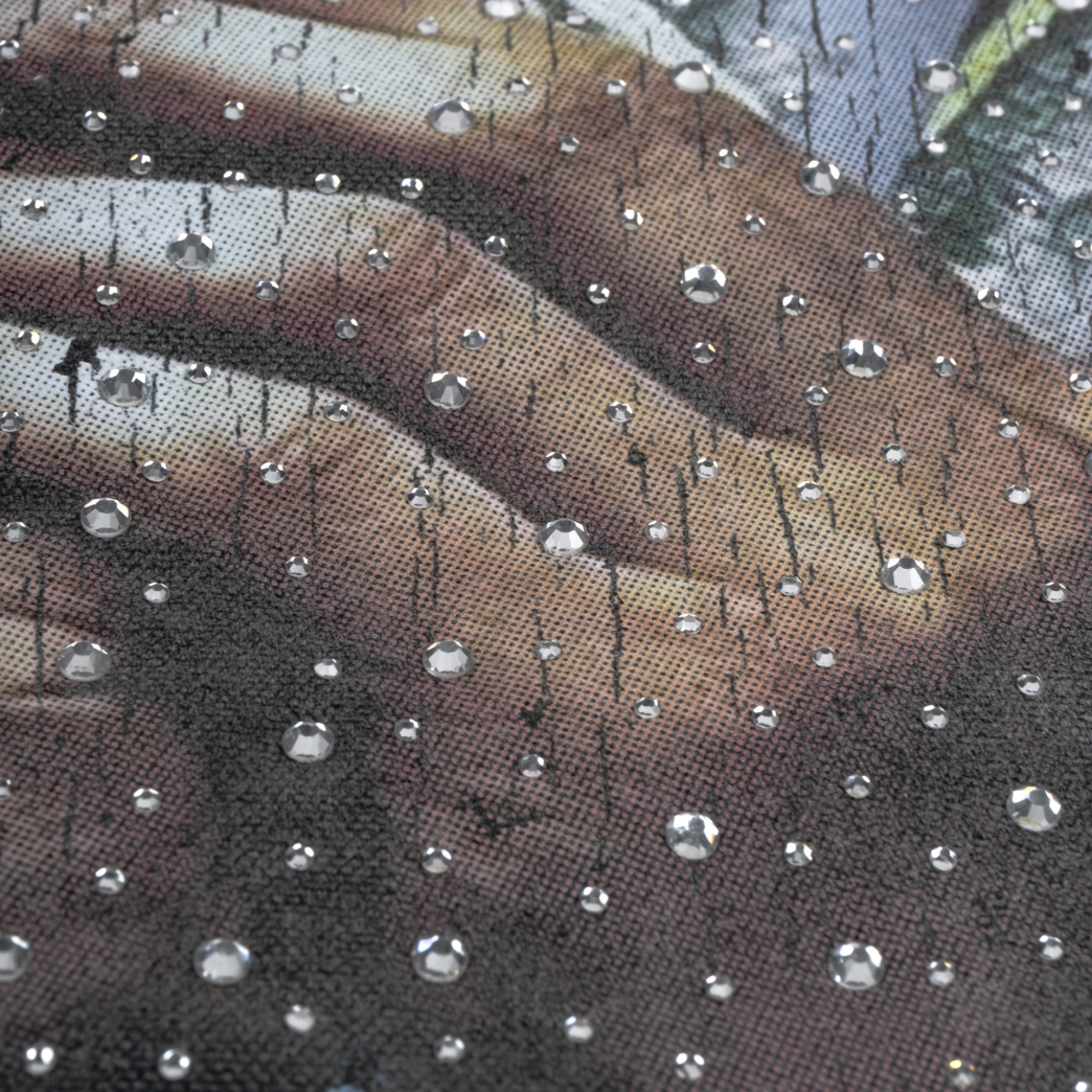 $MAKER $TUDIO $WAROVSKI WASHED WORKER JACKET IN GREY