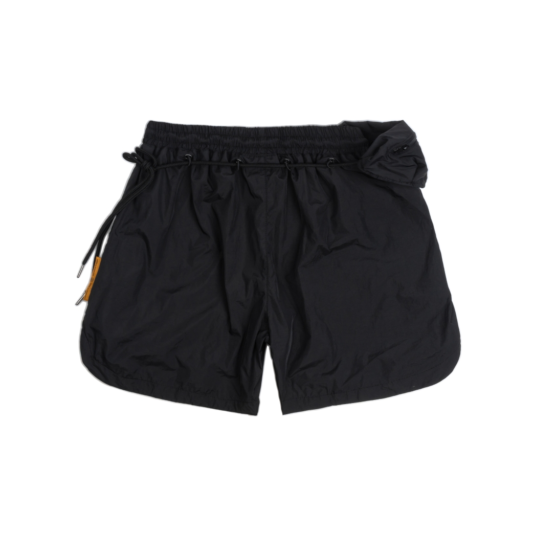 SHORT NYLON EXTRA POCKET IN BLACK 