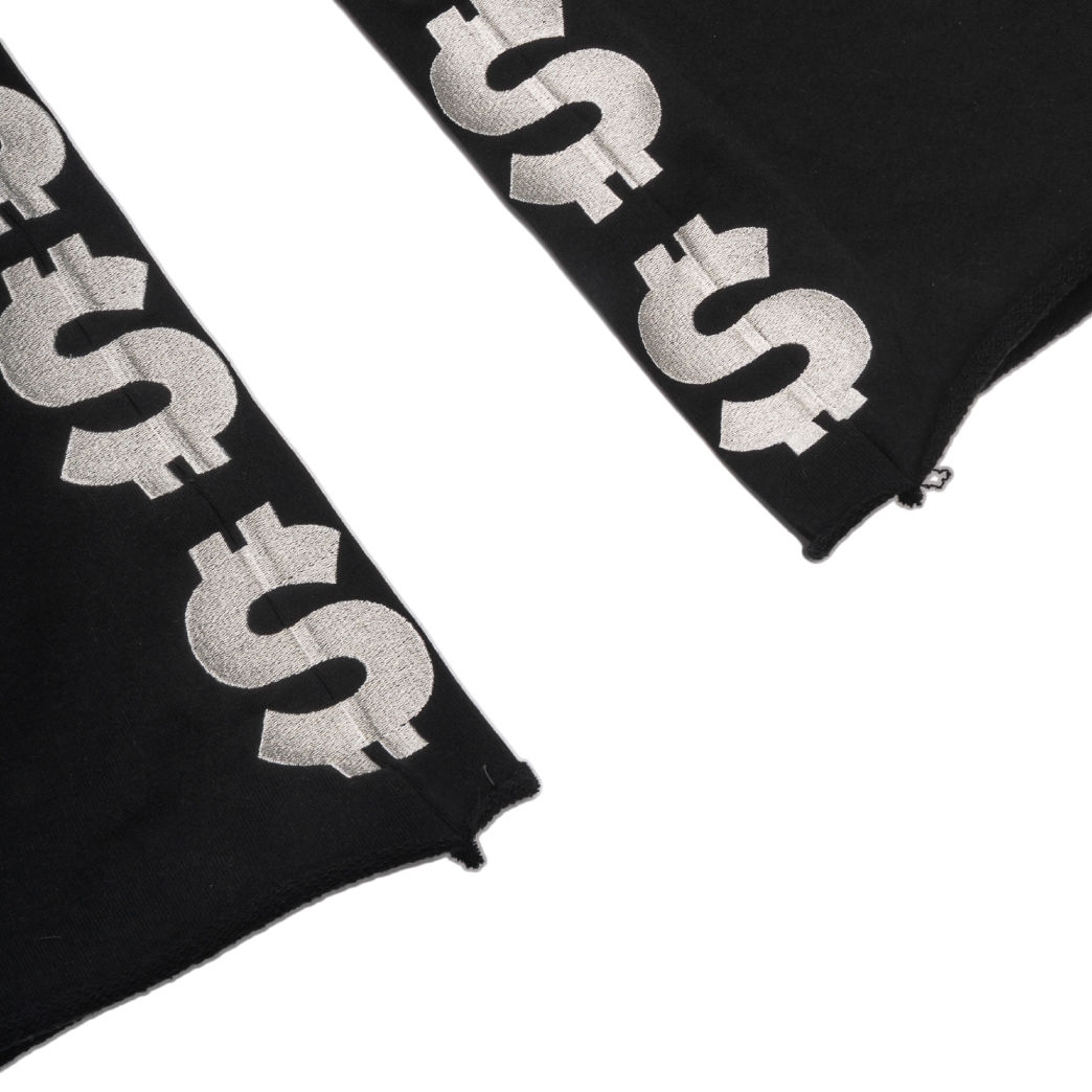 LOGO STRIPES FLARE SWEAT PANTS