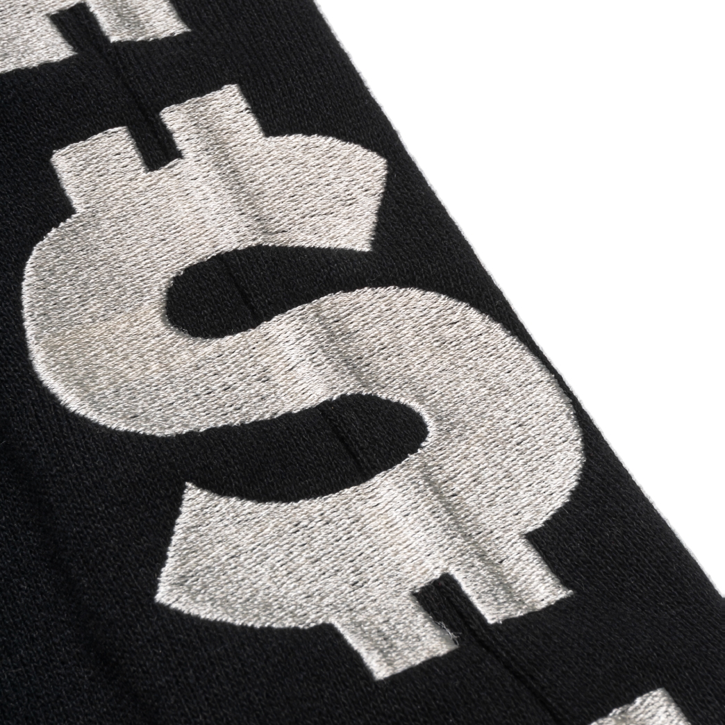 LOGO STRIPES FLARE SWEAT PANTS