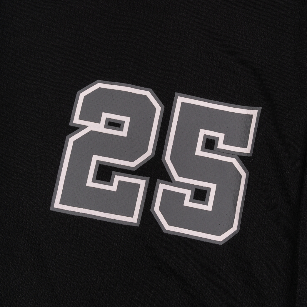 THE $ BASEBALL JERSEY IN BLACK