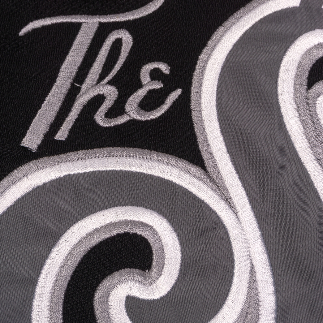 THE $ BASEBALL JERSEY IN BLACK