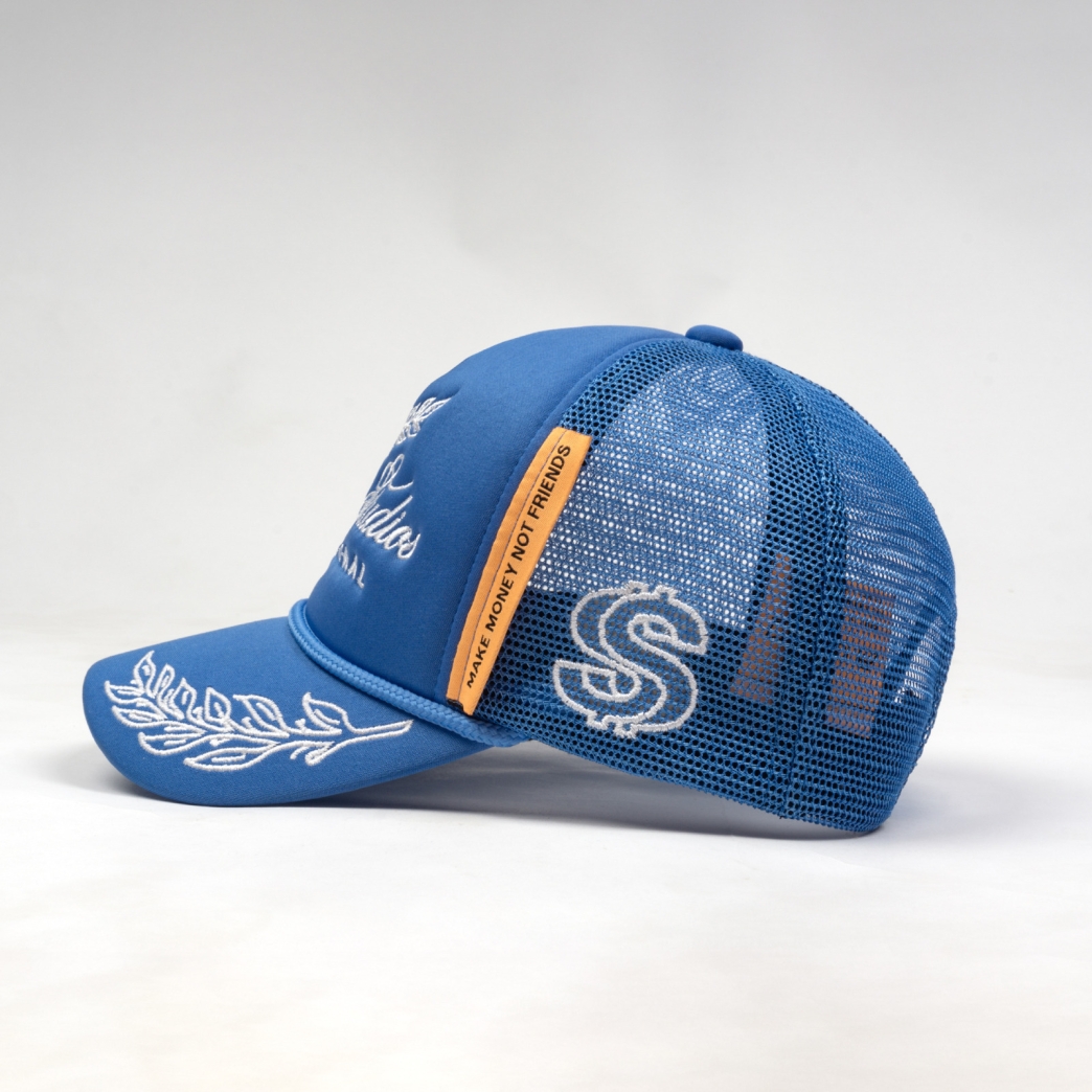 SMAKER STUDIO INTERNATIONAL TRUCK HAT IN BLUE