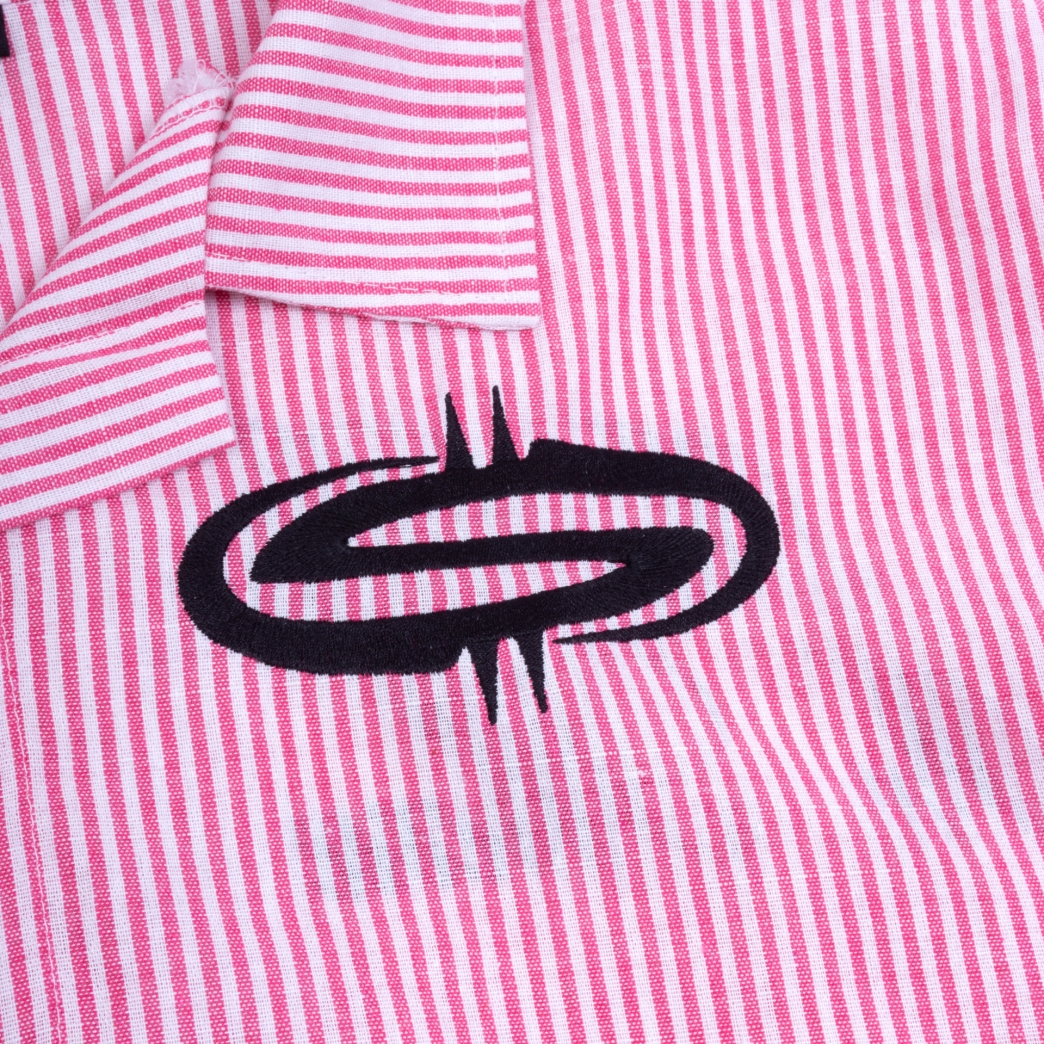 IN SHAWTY WE DONT STRIPE SHIRT IN PINK
