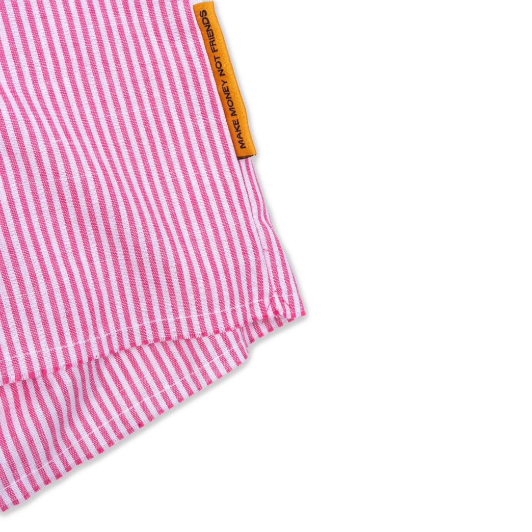 IN SHAWTY WE DONT STRIPE SHIRT IN PINK