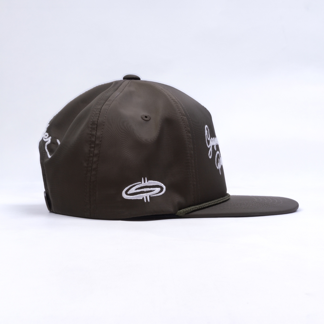 GAGNER DE LARGENT NYLON SNAPBACK IN OLIVE