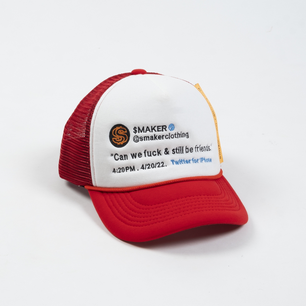 STILL BE FRIENDS TRUCK HAT IN RED