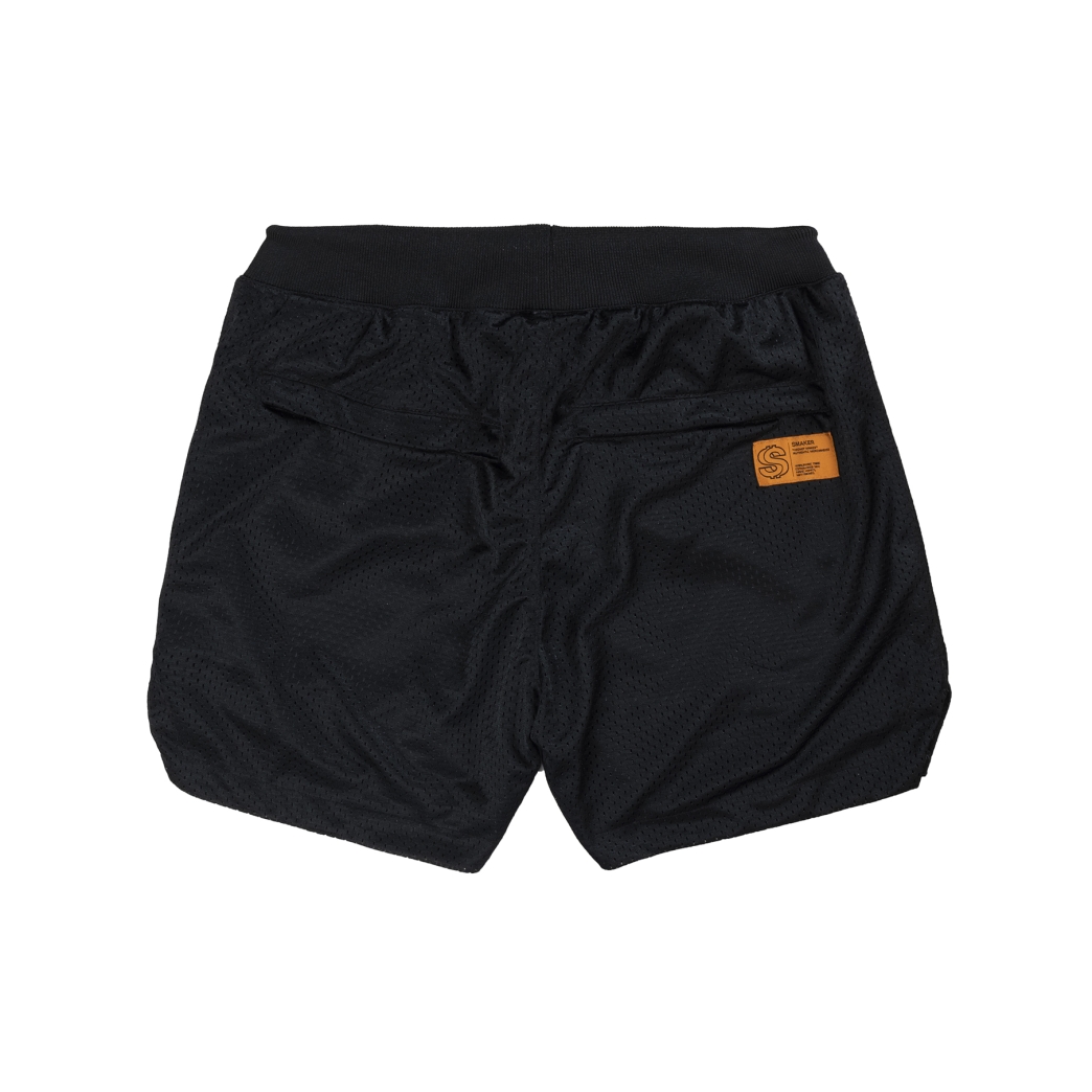 LOGO MESH SHORT IN BLACK