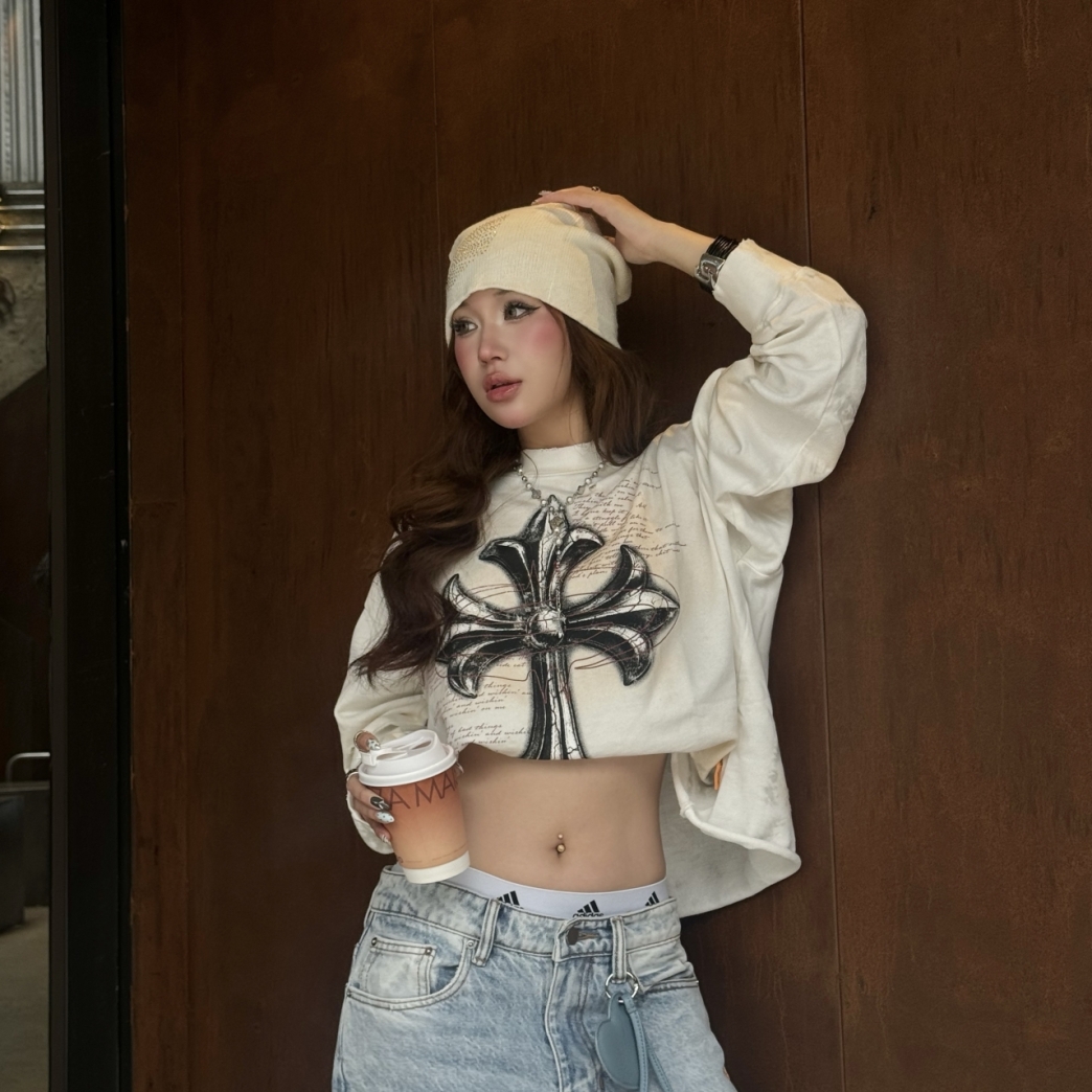 GODS PLAN SWEATER IN CREAM