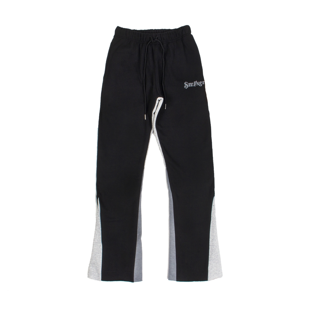 FLARE SWEAT PANTS IN BLACK