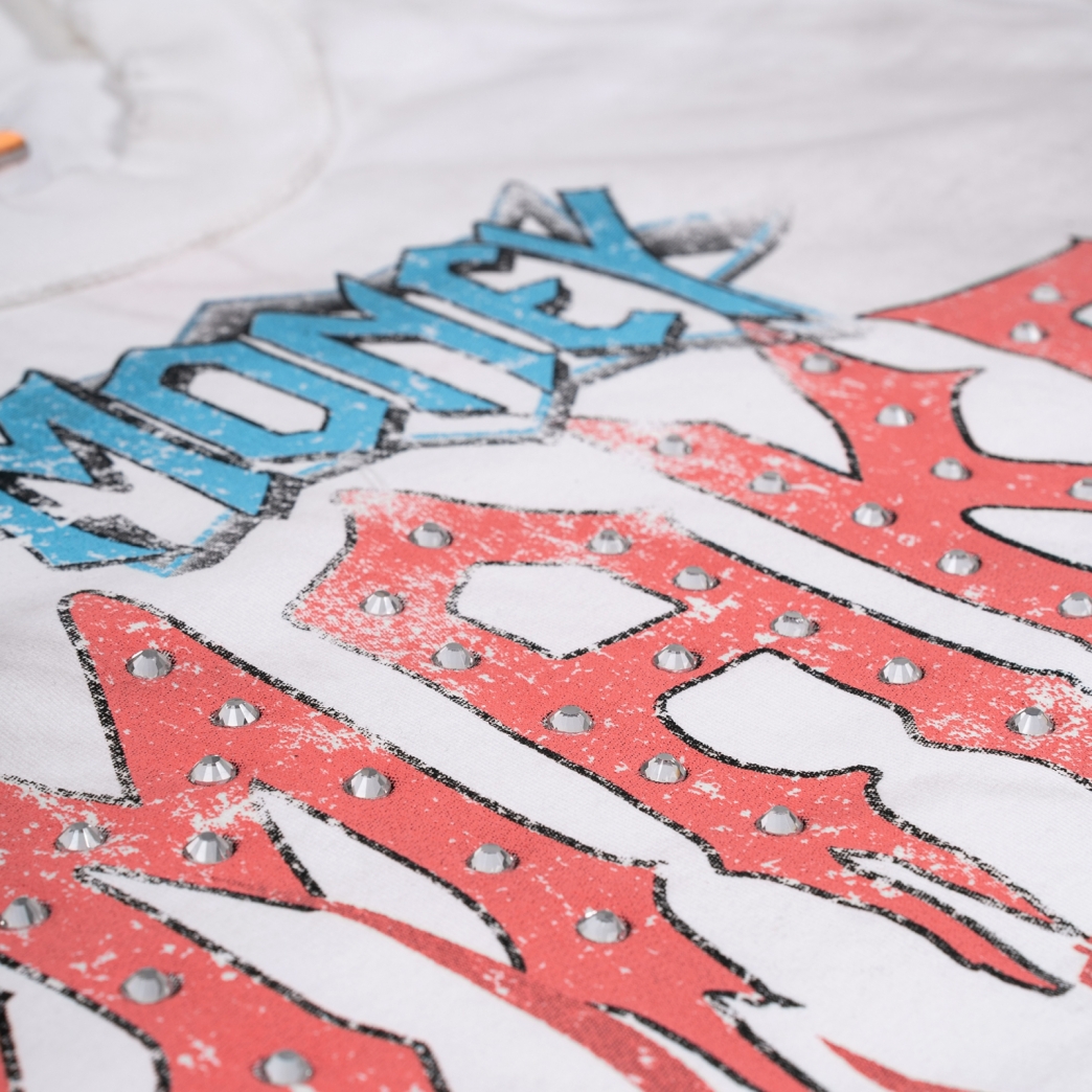 $MAKER ROCK WASHED TEE IN CREAM