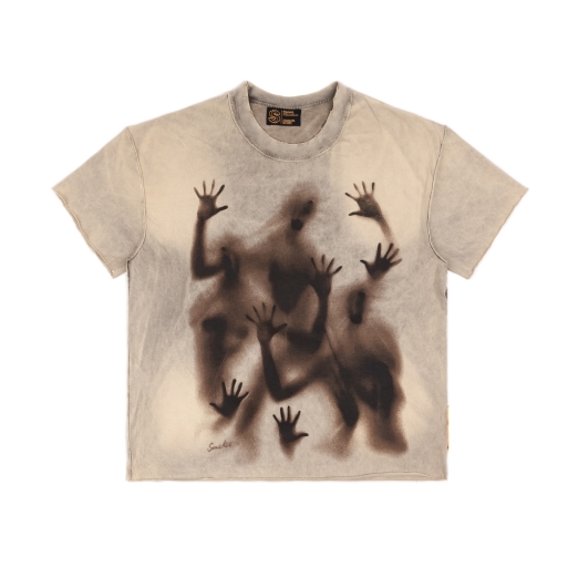 SEE YOU AT THE TOP WASHED TEE IN TAN