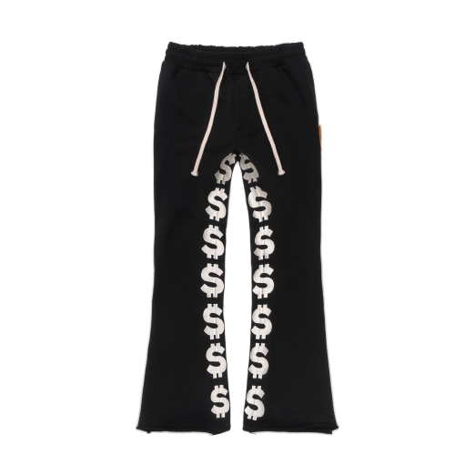 LOGO STRIPES FLARE SWEAT PANTS