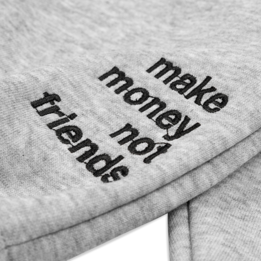 MMNF QUARTER ZIP FLEECE IN GRAY