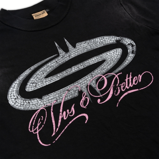 VVS & BETTER TEE IN BLACK 