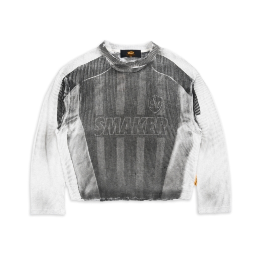 FOOTBALL LONG SLEEVE WAFFLE WASHED TEE