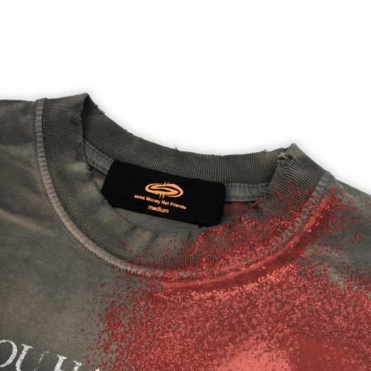 YOU HATE ME WASHED TEE IN OLIVE