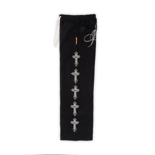 CROSSES SWEAT PANTS IN BLACK