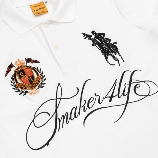 $4L POLO IN WHITE
