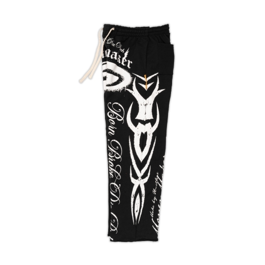 DIE RICH SWEAT PANTS IN BLACK