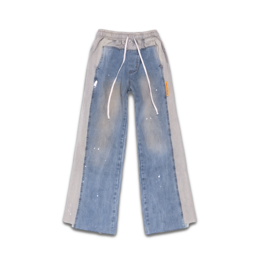 SWEAT PANTS MIX JEANS
