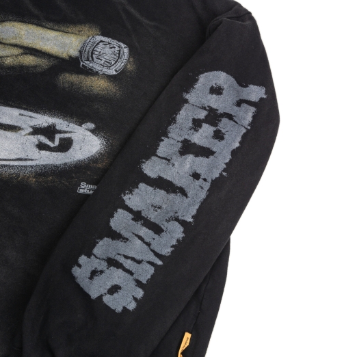 ADDICTED WASHED SWEATER IN BLACK