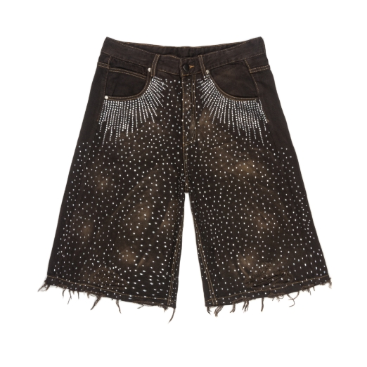 DIAMOND BAGGY SHORT IN WASHED BROWN