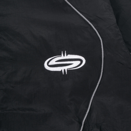 $MAKER NYLON TRACKSUIT JACKET IN BLACK