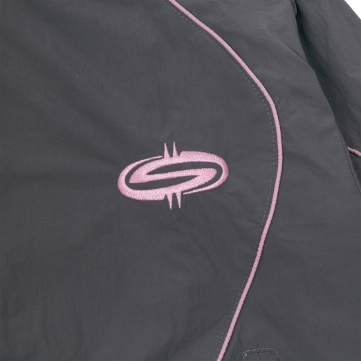 $MAKER NYLON TRACKSUIT JACKET IN GREY