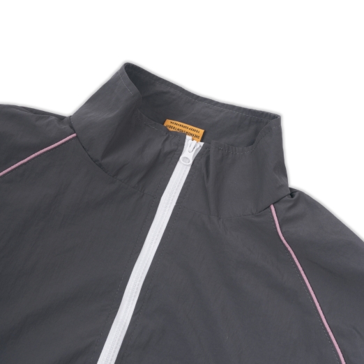 $MAKER NYLON TRACKSUIT JACKET IN GREY