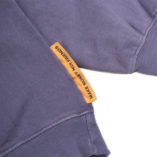 YACHT CLUB WASHED SWEATER IN DARK PURPLE